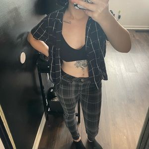 Women’s button up t-shirt